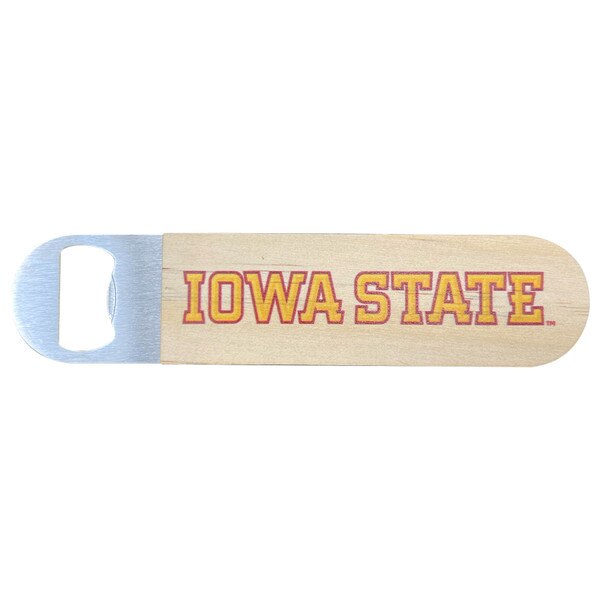 Iowa State Wood & Metal Bottle Opener